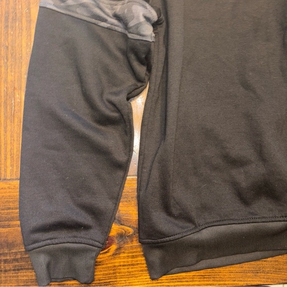 Rocawear Mens Black Track Jacket Camo Logo Full Zip Bomber Streetwear Large - Picture 11 of 13